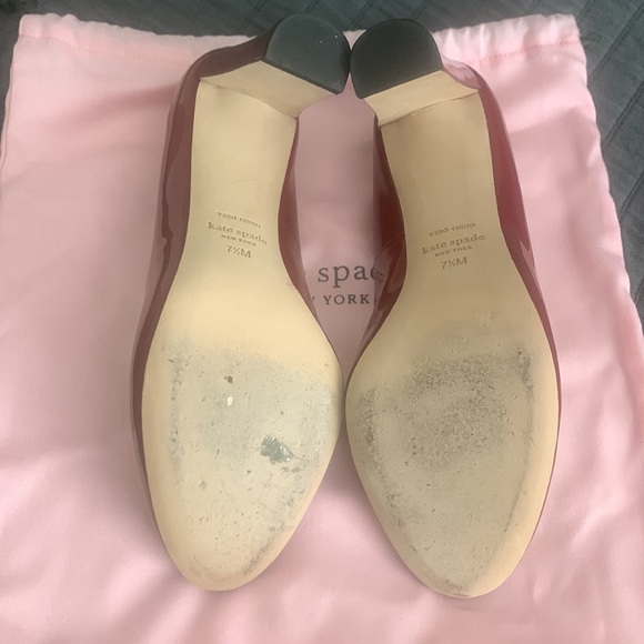 💯Auth Kate Spade 7.5 cherry red patent pumps - Picture 2 of 8